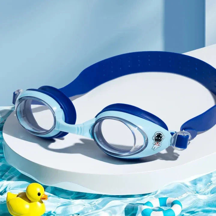 Waterproof Anti Fog Kids Swim Goggles and Cap