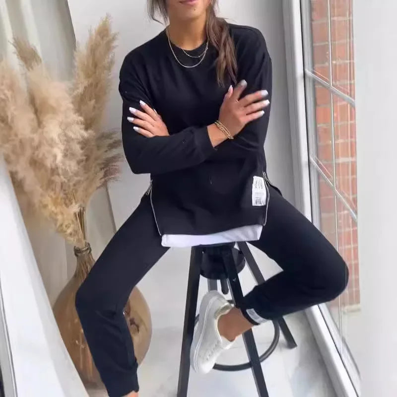 Effortless Chic Women's 2 Piece Hoodie Set