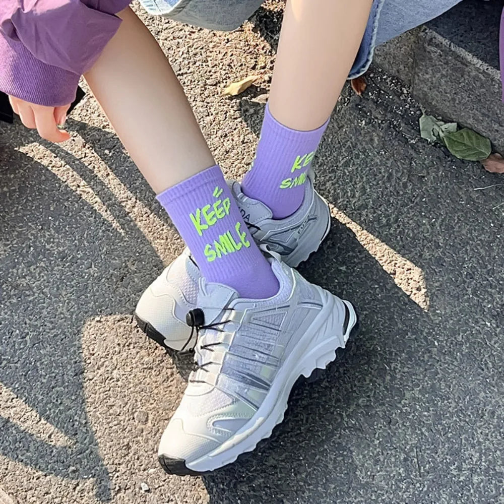 Breathable Stylish Crew Socks