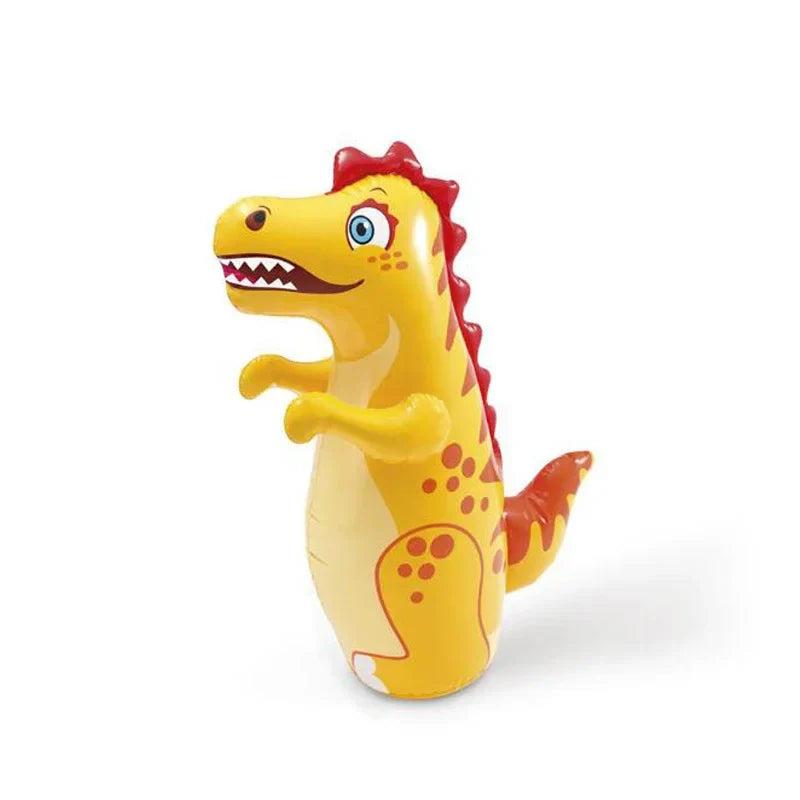 Inflatable Dinosaur & Penguin Tumbler Toys Fun for Kids and Adults