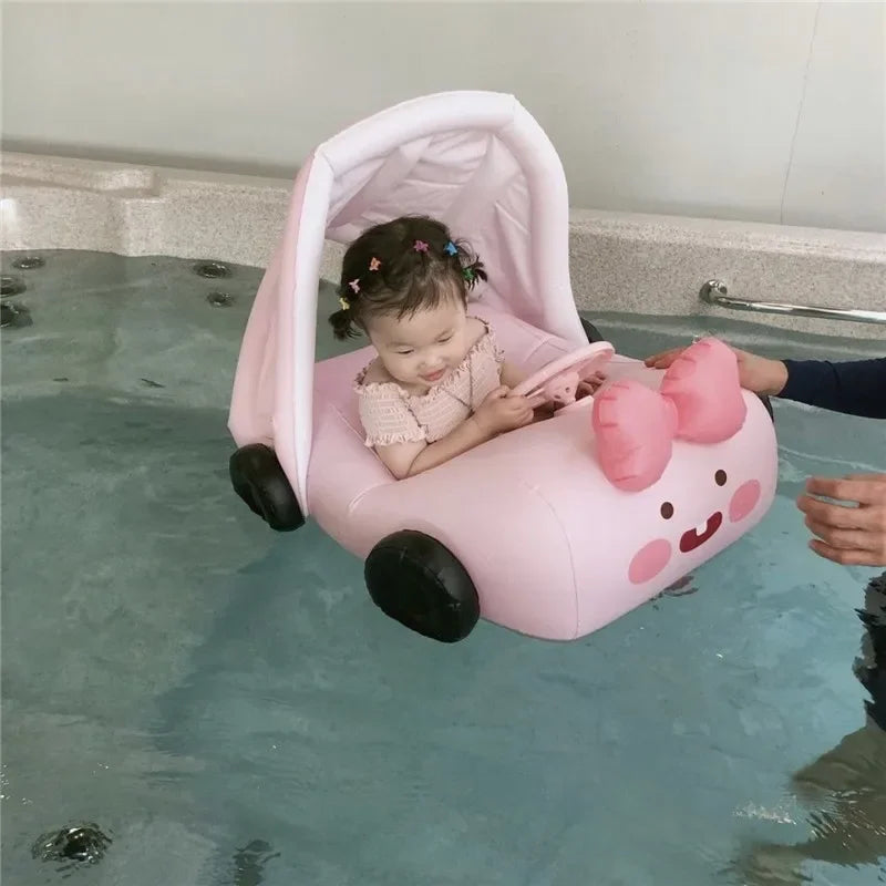 Safe Summer Swim Inflatable Rings & Umbrellas for Babies
