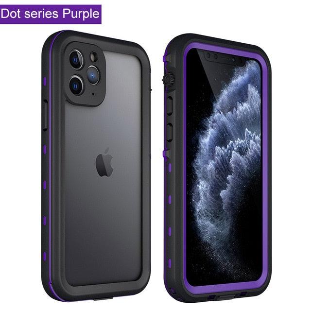 Waterproof Case For iPhone 14 13 12 11 Pro Max 14Plus 12Pro Durable Water Proof Cover Sport 360 Protect iPhone12 Mini Waterproof Case for iPhone Drop Resistant Iphone Clear Back