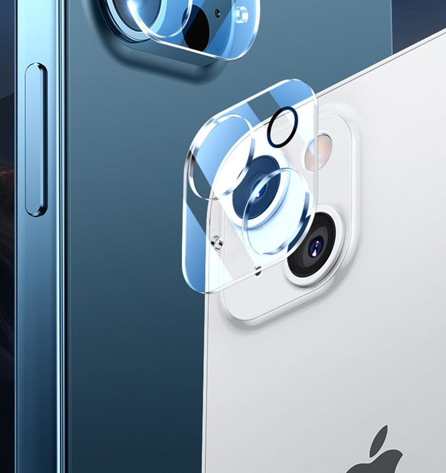 4Pcs Full Cover Protective Glass for Iphone 14 11 12 13 Pro XS Max Camera Protector for Iphone X 11pro Max 12 13 Mini Lens films Glass Camera Lens Protector For iPhone