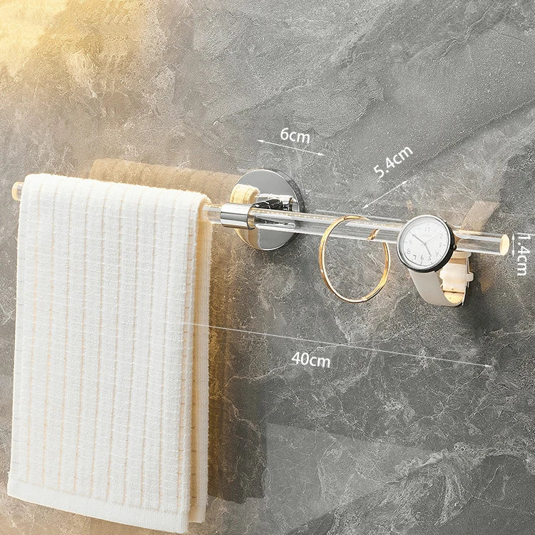 Towel Bar Roll Tissue Paper Holder