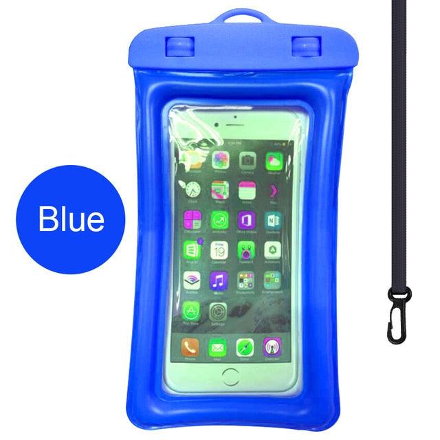 Universal Waterproof Phone Case Swim Bag For iPhone 11 13 Pro Max Water Sports Beach Pool Cover Universal Waterproof Phone Case Waterproof Phone Pouch for iPhone