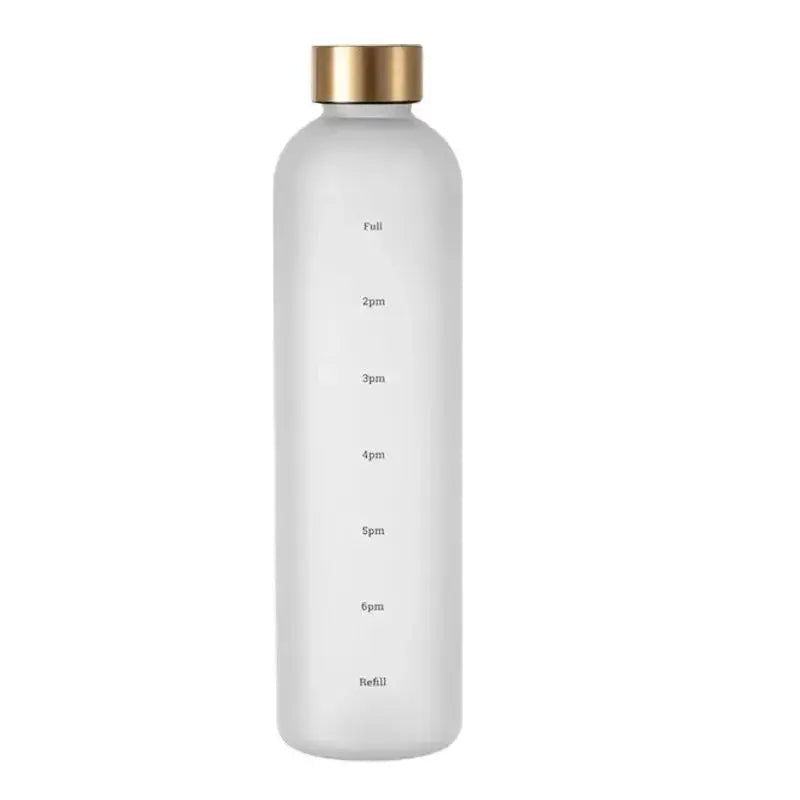 Time Marker Water Bottle Reusable & Leakproof for Outdoors