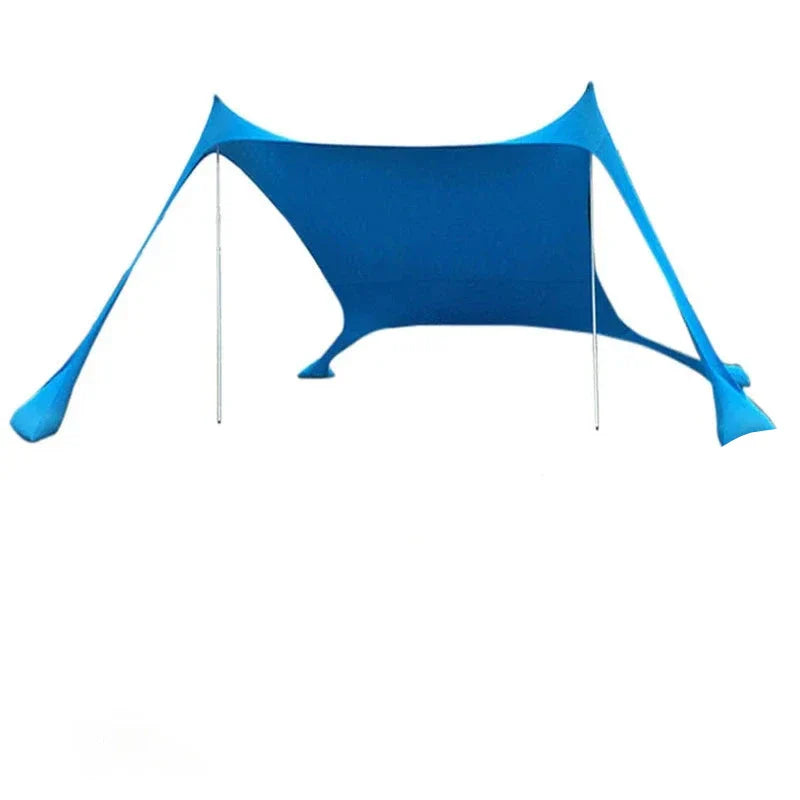 Windproof UPF50+ Beach Canopy with Tents