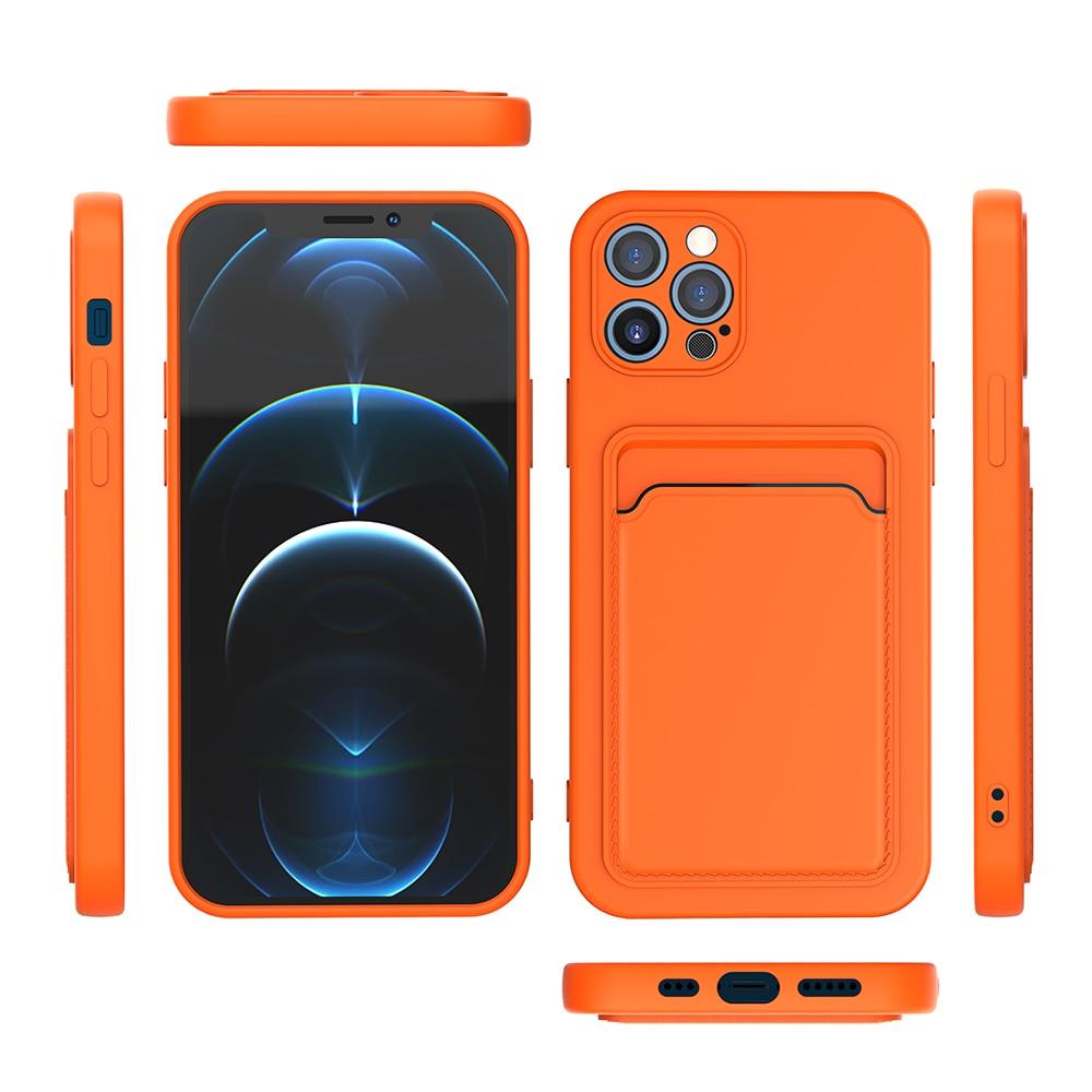 Soft Silicone Card Phone Case for IPhone 13 12 Pro Max Shockproof Protector Cover for IPhone 14 Plus Cases Heavy Duty Solid Slim Lightweight Anti-Shock Cover for iPhone