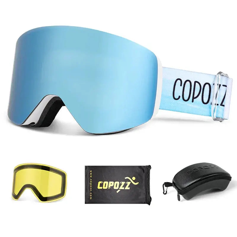 Crystal Clear Vision Magnetic Ski Goggles