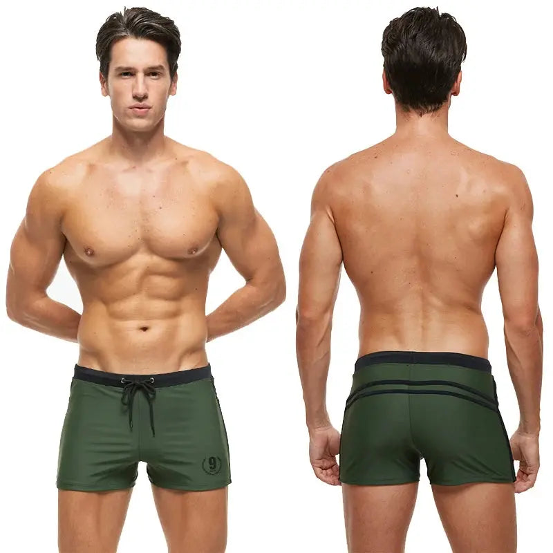 Men's Breathable Gym & Swim Shorts Adjustable Waist Quick Dry