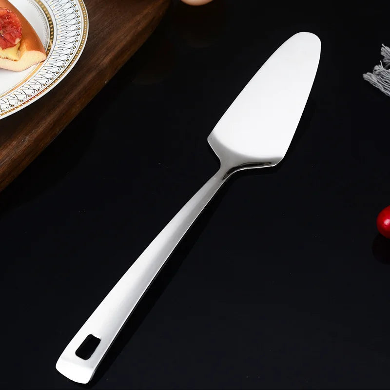 Stainless Steel Soup Spoon Colander Serving Spatula Utensil Set