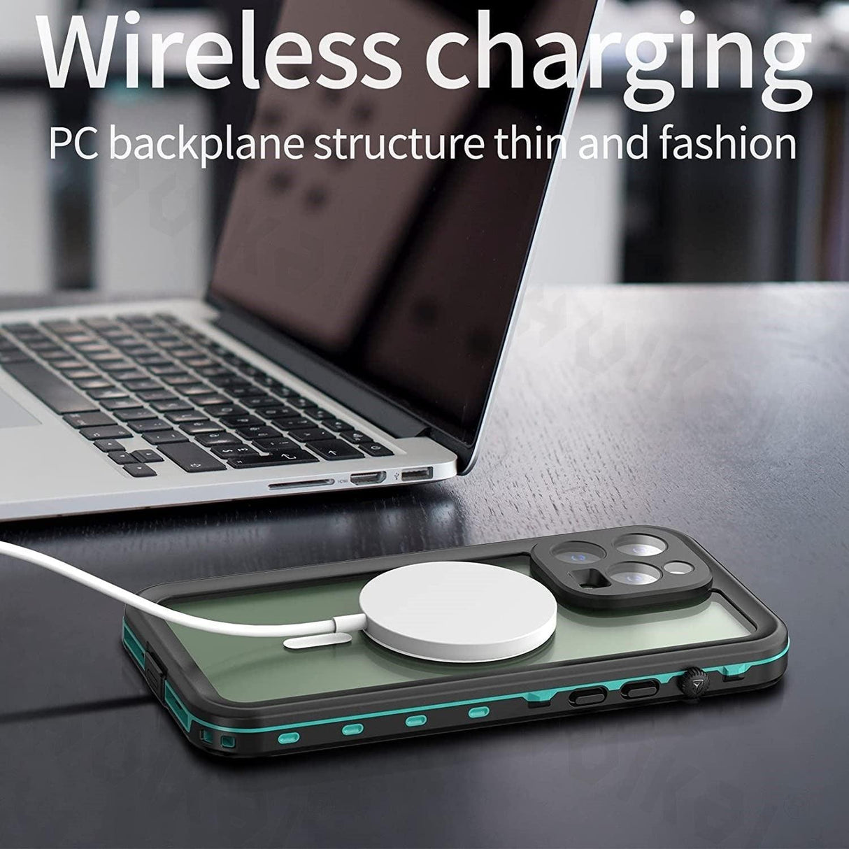 Waterproof Case For iPhone 14 Pro Max 14 Pro iPhone 13 Pro Max Protector Full Body Protective Dustproof Magnetic Phone Case Waterproof 360 Degree All-Round Protection with Built-in Screen Protector Outdoor Transparent Shockproof Case