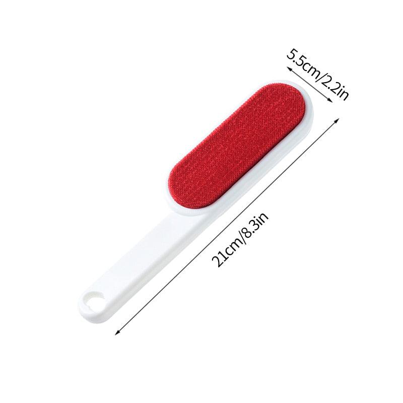 Pet Hair Remover Lint Rollers Brushes Clothes Hairball Remover Brush Dust Sticky Cleaner Fur Clean Pet Hair Tools Reusable Pet Hair Remover with Self-Cleaning Base Pet Hair Double Sided Brush