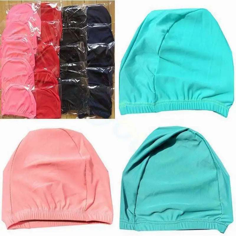 Pure Color Kids Swim Caps