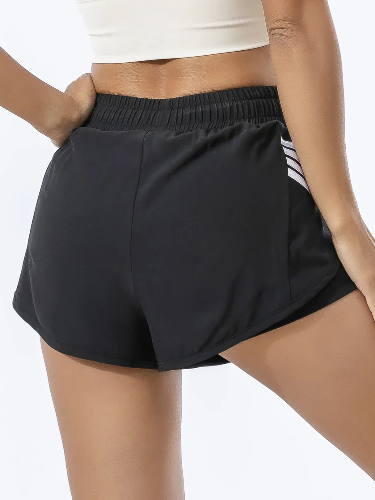 Two Layer Moisture Wicking Sports Shorts