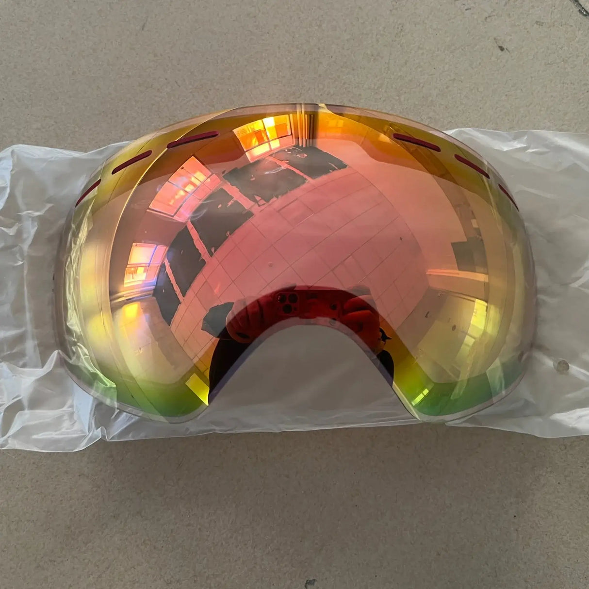 Clear Vision on the Slopes Double Layer Ski Goggles