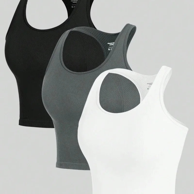 Breathable Seamless Yoga Tanks for Women