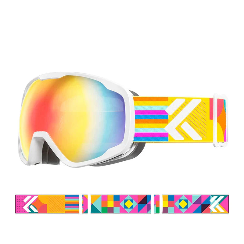 Clear Vision on the Slopes Kapvoe Kids Ski Goggles