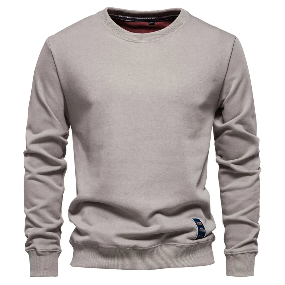 Men's Cotton Blend Crewneck Sweatshirt Casual and Comfortable