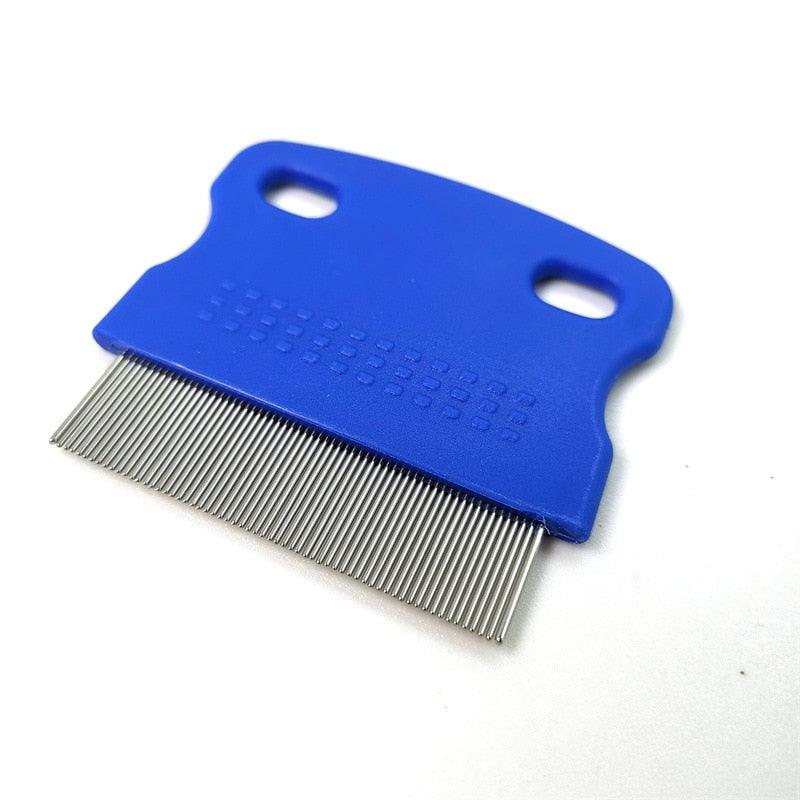 Dog Comb Remove Flea Hair Brush Hair Comb Puppy Cat Comb Dog Brush Multifunction Pet Grooming Dog Brush Comb Pet Cat Puppy Dog Lice Comb Remover Stainless Steel Fine Teeth Pet Lice Flea Comb