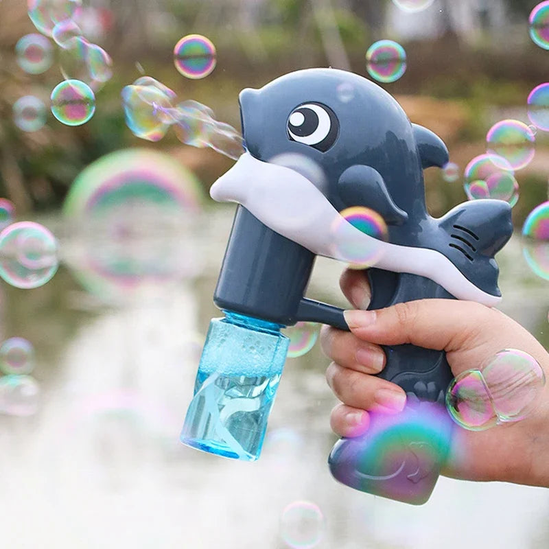 Colorful Bubble Magic Electric Soap Dispenser for Outdoor Play