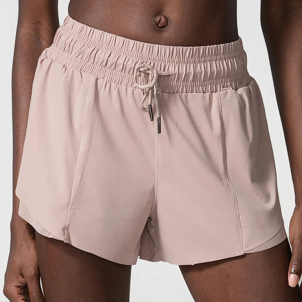 Loose Fit Running Shorts with Drawstring