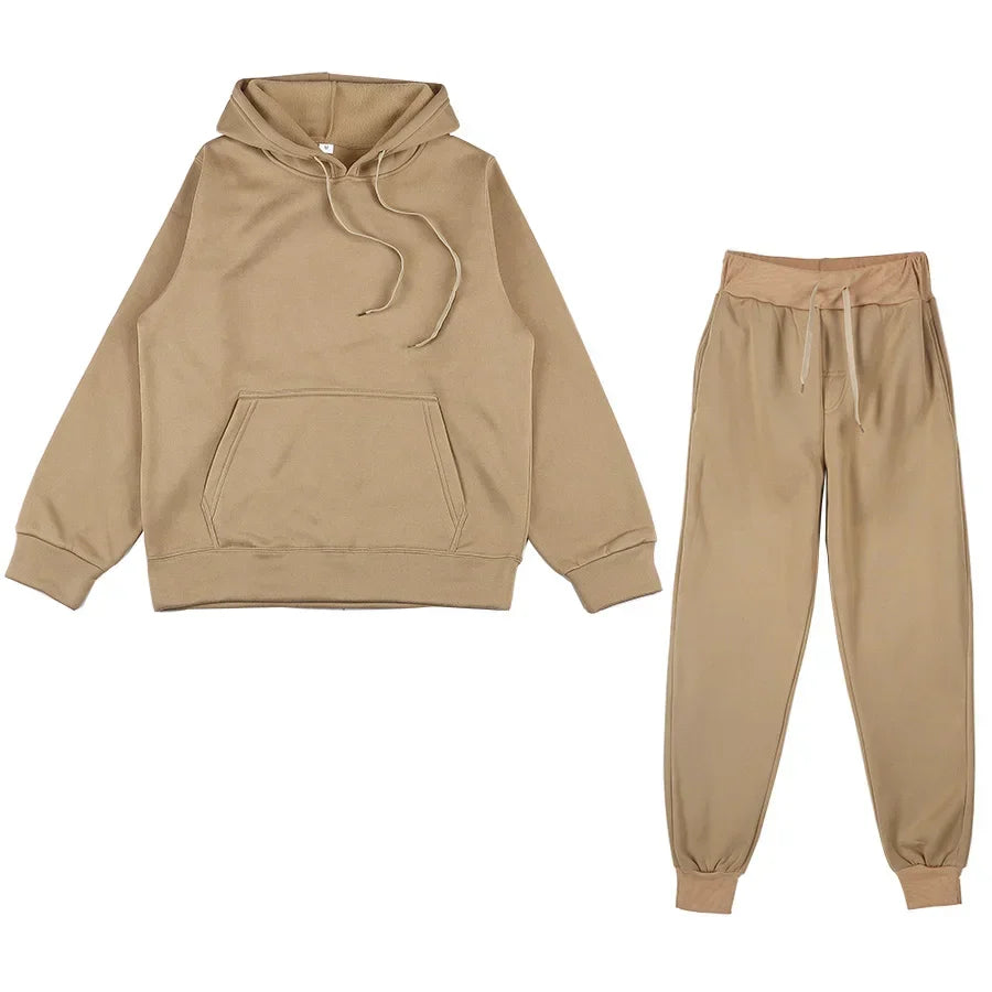 Women's 2-Piece Fleece Sweat suit Sets Perfect for Jogging