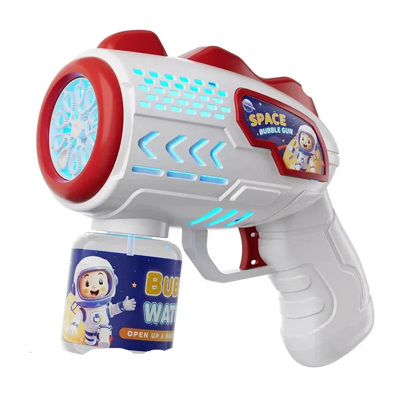 Bubble Blast Extravaganza Kids' Electric Bubble Gun with LED Lights