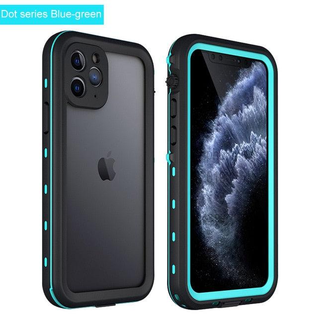 Waterproof Case For iPhone 14 13 12 11 Pro Max 14Plus 12Pro Durable Water Proof Cover Sport 360 Protect iPhone12 Mini Waterproof Case for iPhone Drop Resistant Iphone Clear Back
