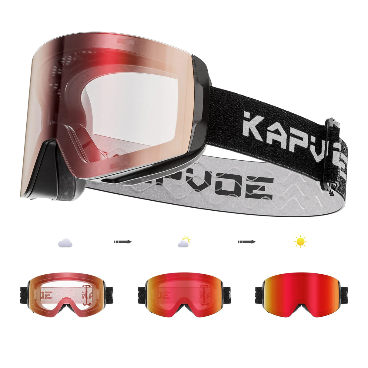 Ultimate Protection Magnetic Ski Goggles with OTG