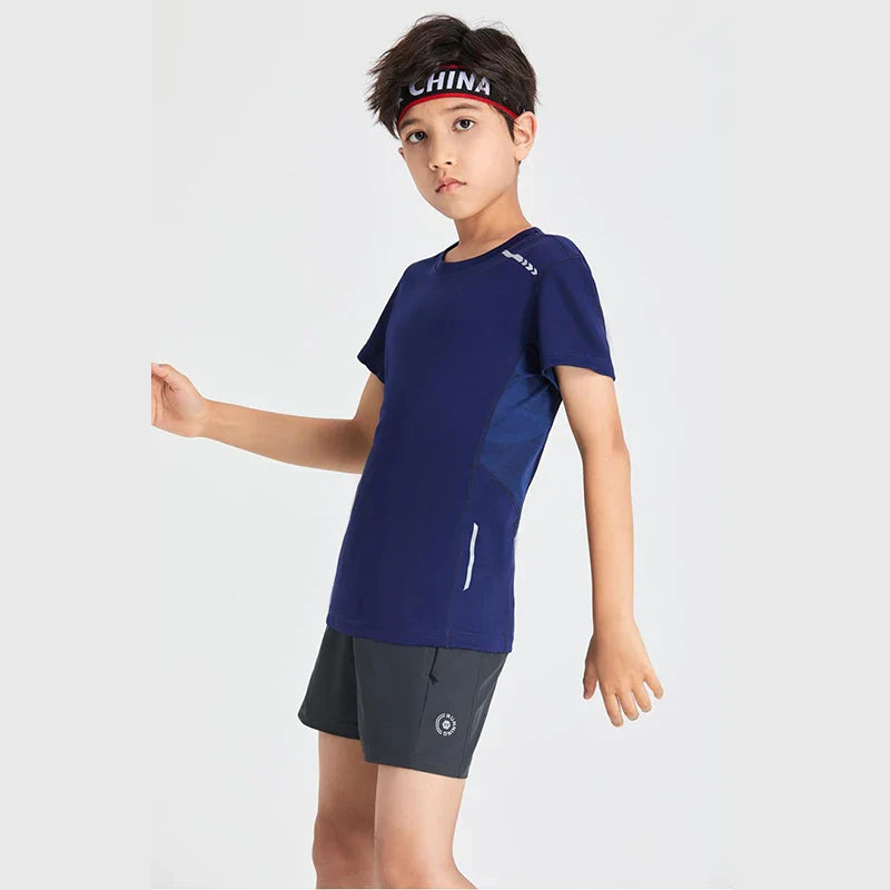 Lightweight Breathable Kids' Running Tee