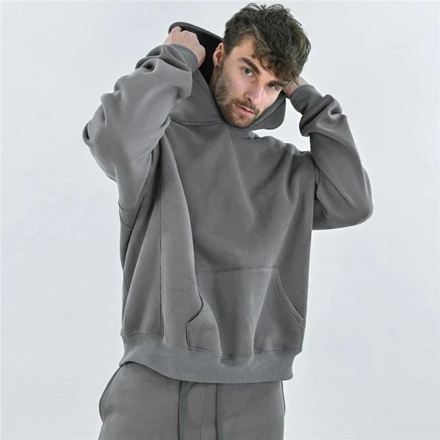 Winter Workout Set for Men Hoodie & Pants