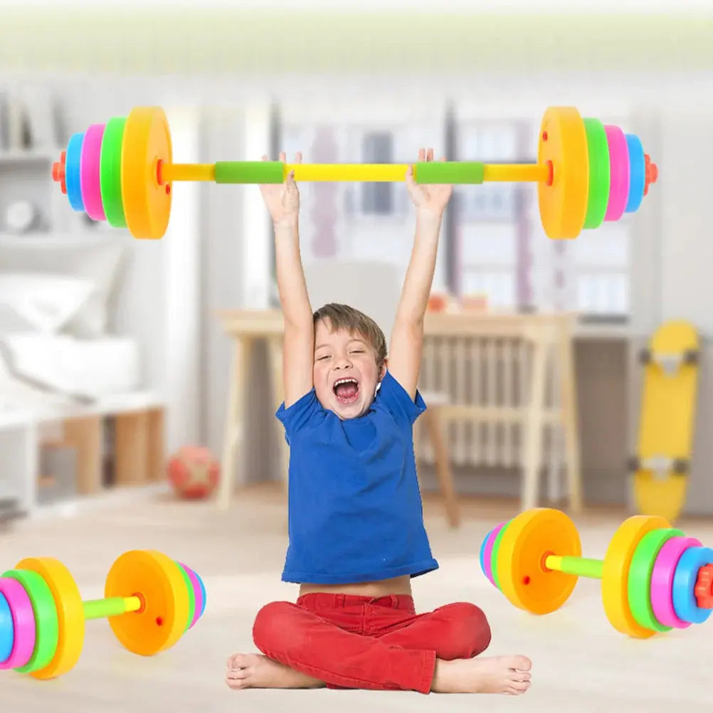 Lightweight Plastic Dumbbells for kids