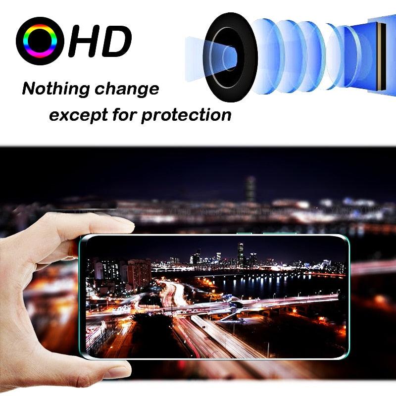 2pcs Tempered Glass for IPhone 14 Pro Max Plus Screen Protectors for IPhone14 13 Pro 13 Mini X XR Xs Max Se 2022 Camera Lens Lens Protectors Luminous Ring Glass for iPhone