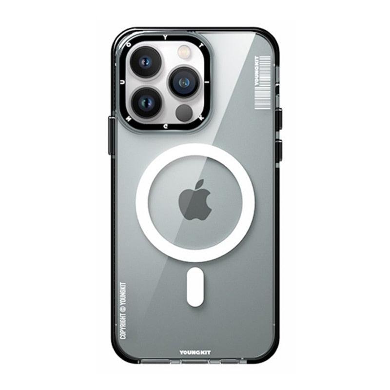 Cover Iphone 13 14 Pro Max Case Trend Magnetic Wireless Charging Cell Phone Iphone Anti-drop Case Smartphone Magnetic Case Designed For Iphone