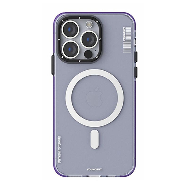 Cover Iphone 13 14 Pro Max Case Trend Magnetic Wireless Charging Cell Phone Iphone Anti-drop Case Smartphone Magnetic Case Designed For Iphone