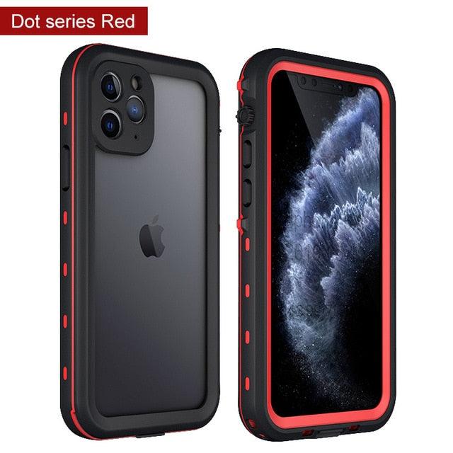 Waterproof Case For iPhone 14 13 12 11 Pro Max 14Plus 12Pro Durable Water Proof Cover Sport 360 Protect iPhone12 Mini Waterproof Case for iPhone Drop Resistant Iphone Clear Back