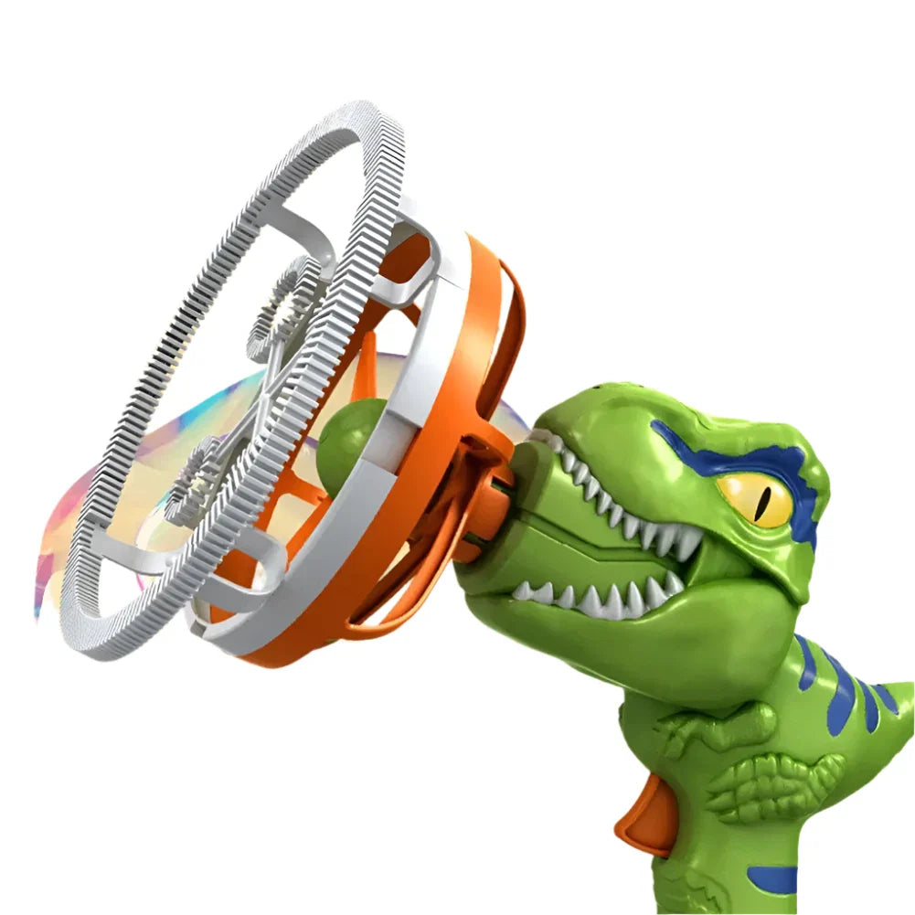 2-in-1 Electric Bubble Gun Toy Dinosaur Bubble Machine for Kids