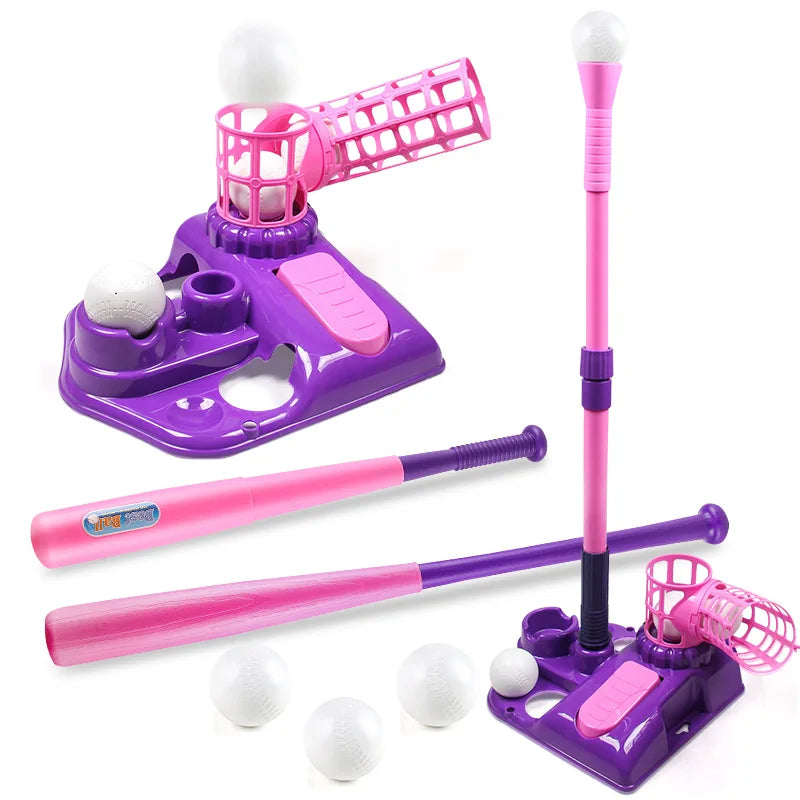 Kids 3 in 1 T Ball Set Perfect Gift for Indoor & Outdoor Play