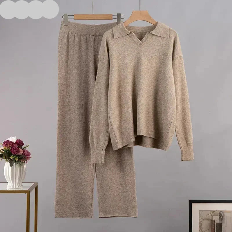 Warm and Chic Soft Knitted Outfit