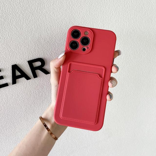 White Luxury Card Holder Phone Case for iPhone 13 12 Pro Wallet Soft Back Cover Shockproof Cute Protective Case for iPhone Cute Case With Card Holder