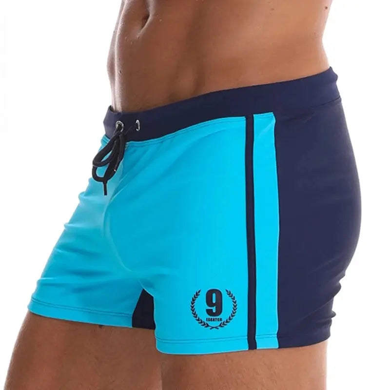 Men's Breathable Gym & Swim Shorts Adjustable Waist Quick Dry