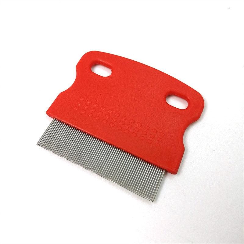 Dog Comb Remove Flea Hair Brush Hair Comb Puppy Cat Comb Dog Brush Multifunction Pet Grooming Dog Brush Comb Pet Cat Puppy Dog Lice Comb Remover Stainless Steel Fine Teeth Pet Lice Flea Comb