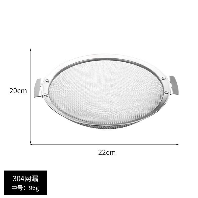 304 Stainless Steel Fine Mesh Strainer Colander with Handle