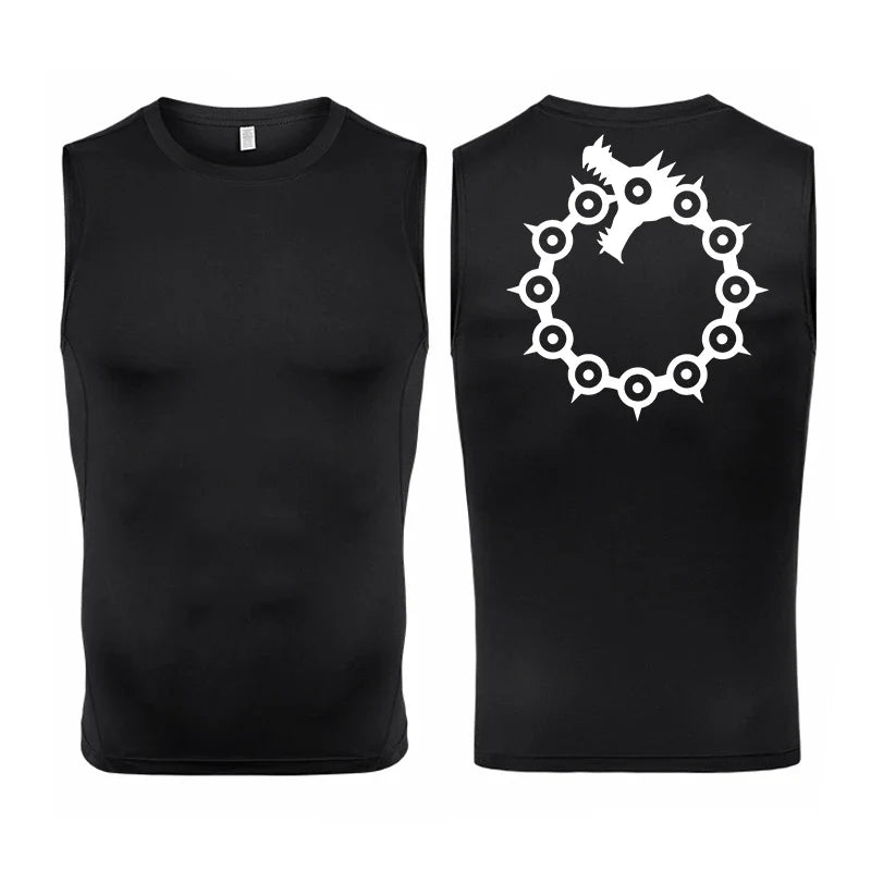 Men's Anime Inspired Compression Tank