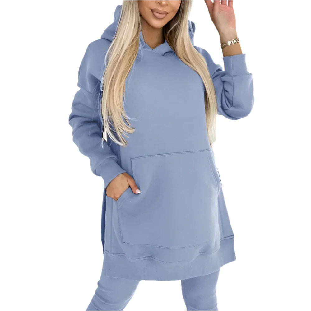 Perfect Winter Outfit Hoodie and Leggings Set