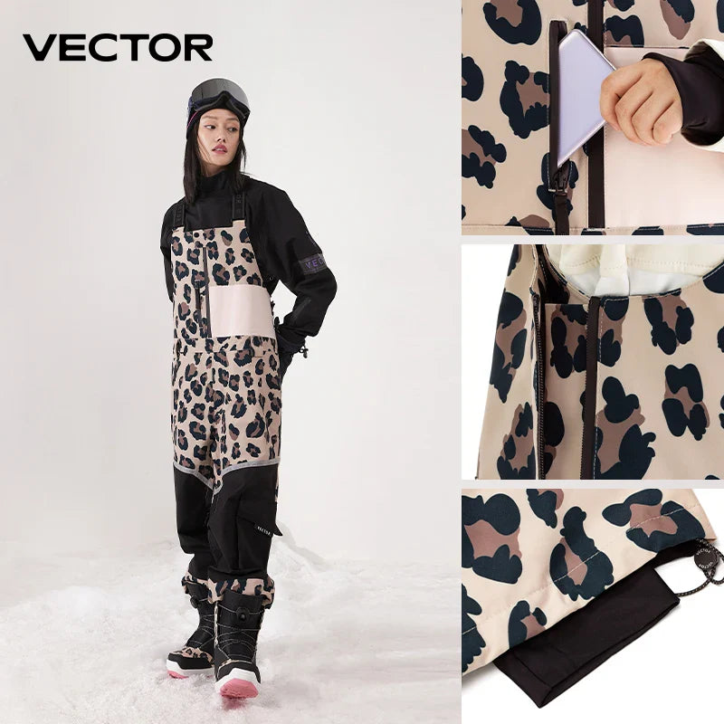Ski Bib Overalls: Waterproof Snowboard Jumpsuit for Men & Women