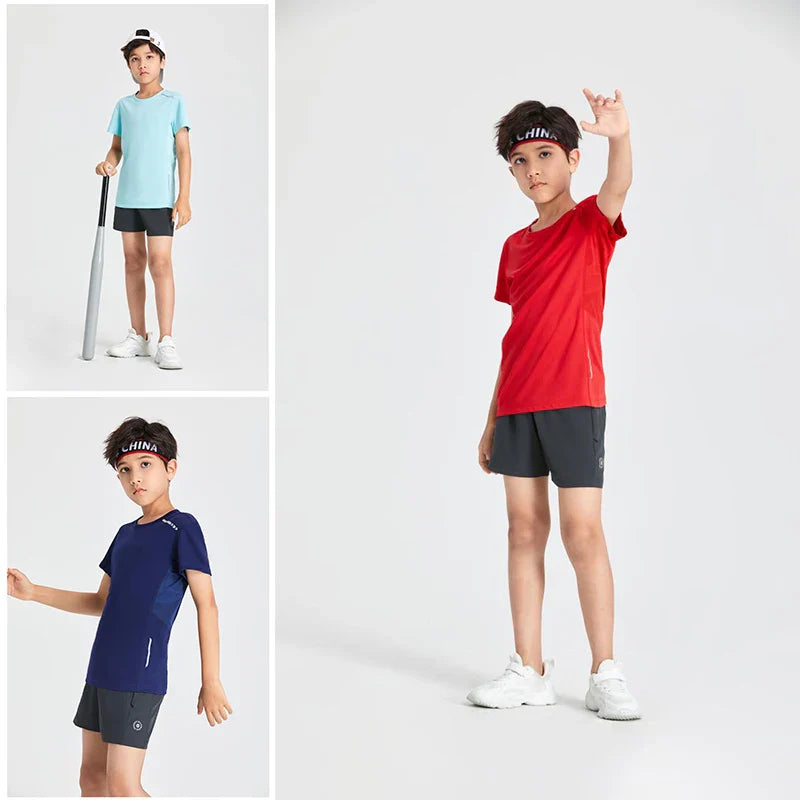 Lightweight Breathable Kids' Running Tee
