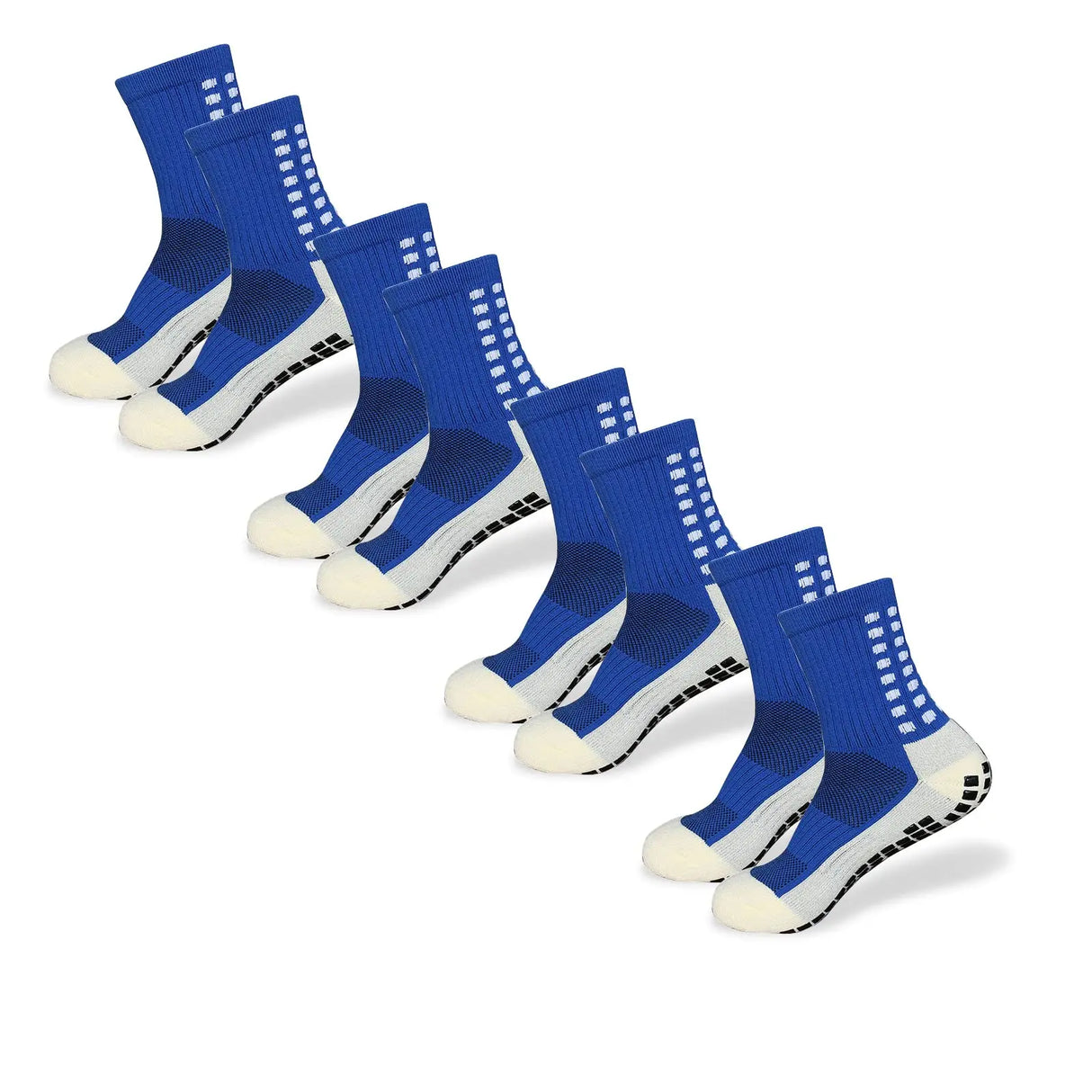 4 Pack Men s Anti Slip Soccer Socks
