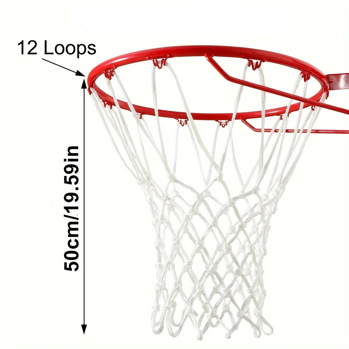 Heavy-Duty Basketball Net Replacement for Outdoor Hoops